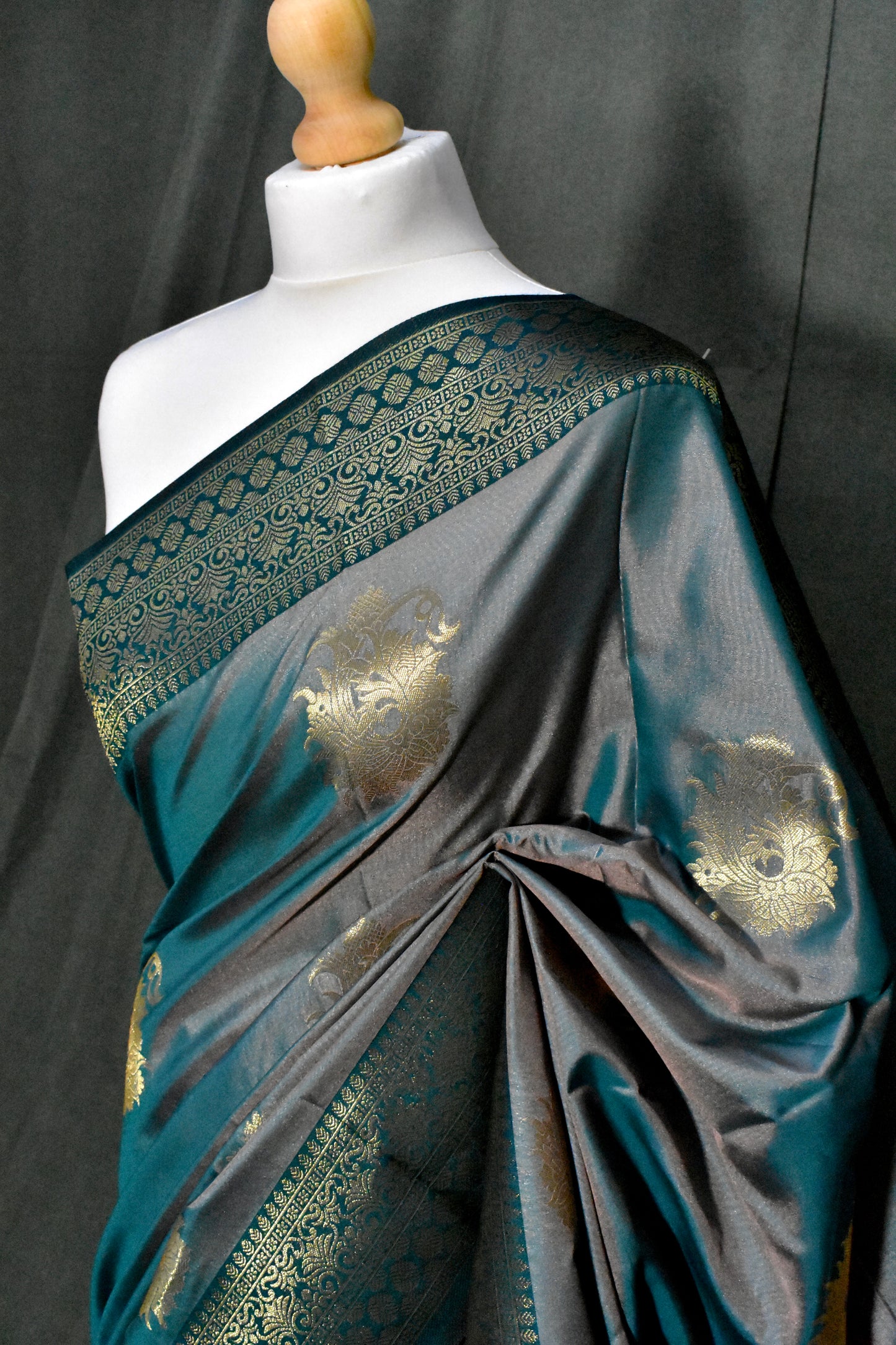 Elegant Blue Saree