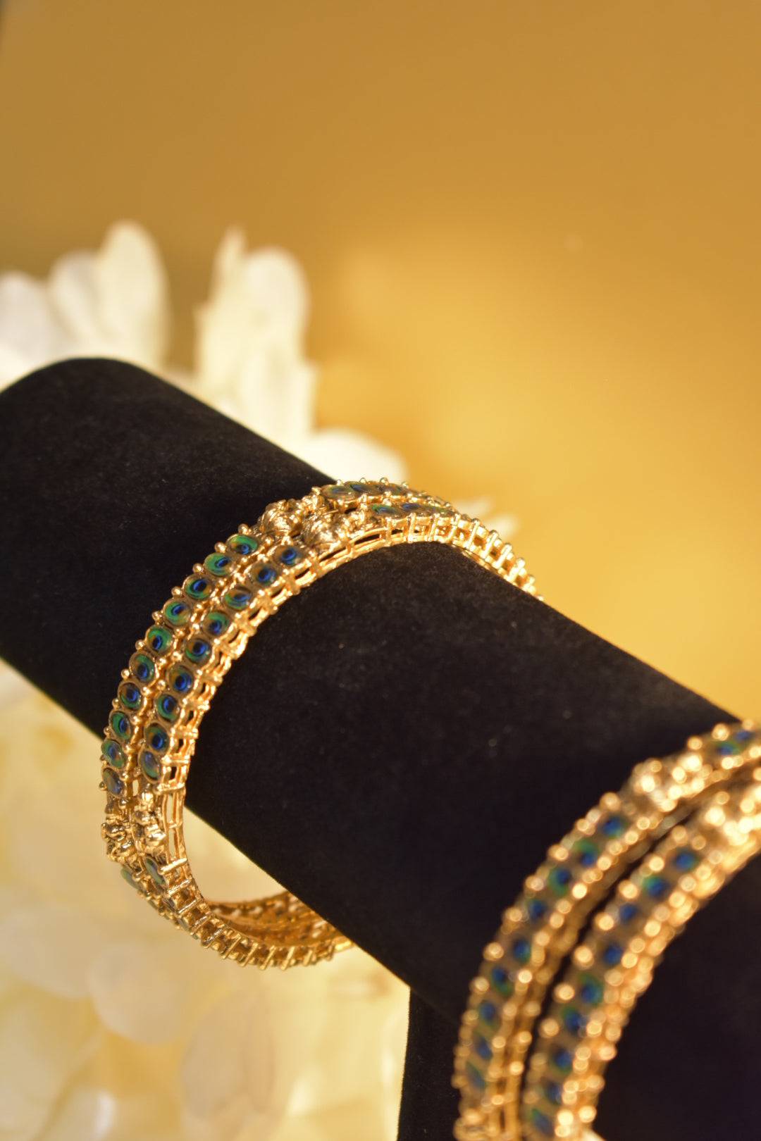 Matte Finish Lakshmi
Peacock Bangles of 4