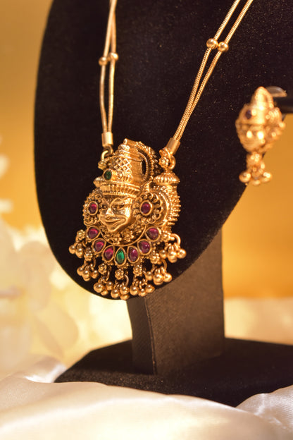 Kathakali Pendant Necklace Set