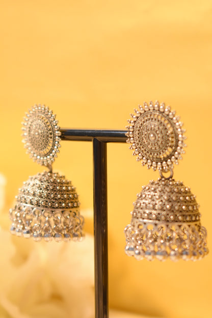 Classic Silver Jhumka