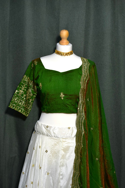 Elegant Green Lehenga Set
