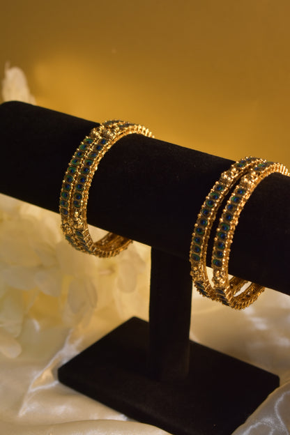 Matte Finish Lakshmi
Peacock Bangles of 4