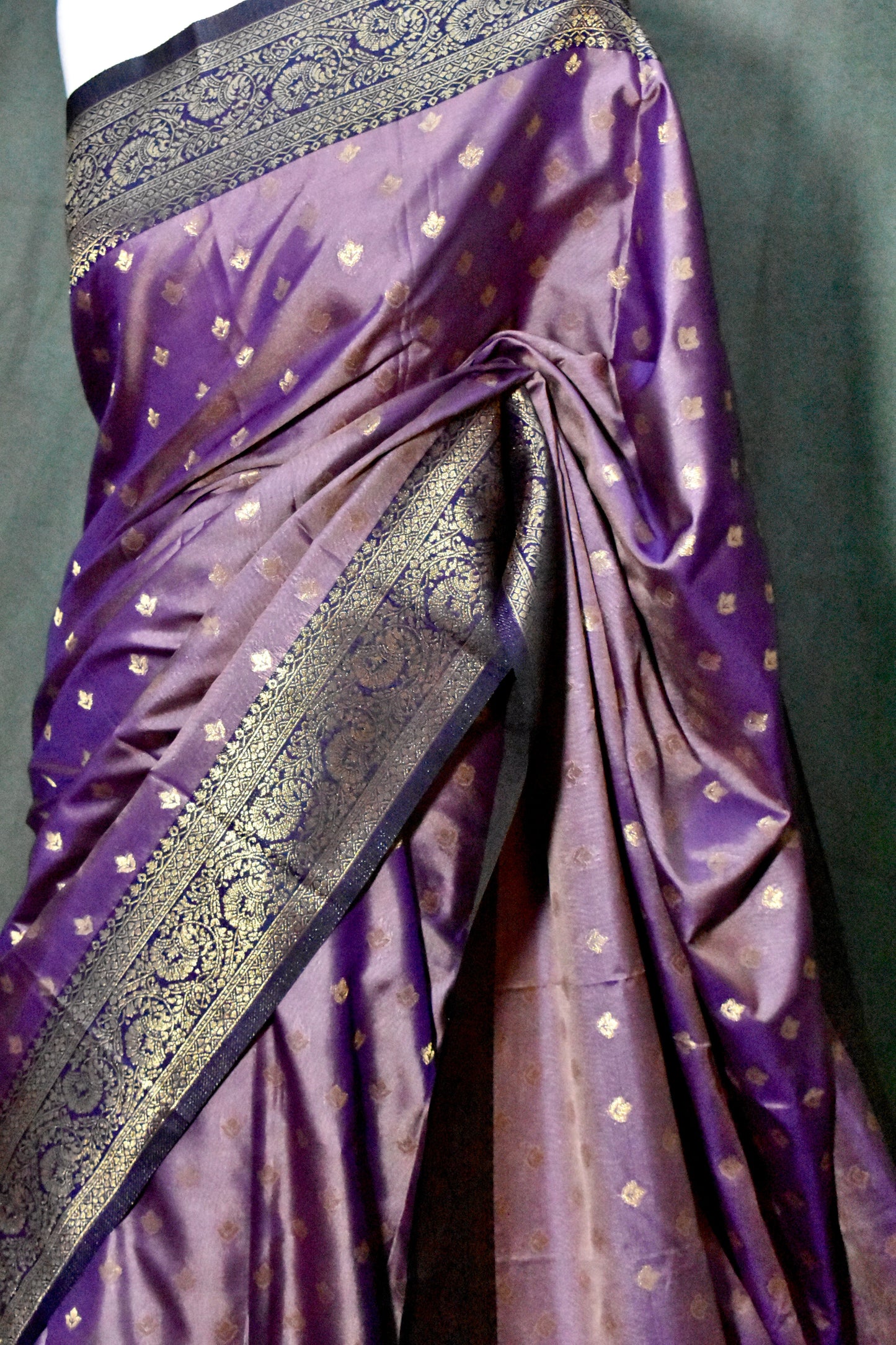 Elegant Purple Saree