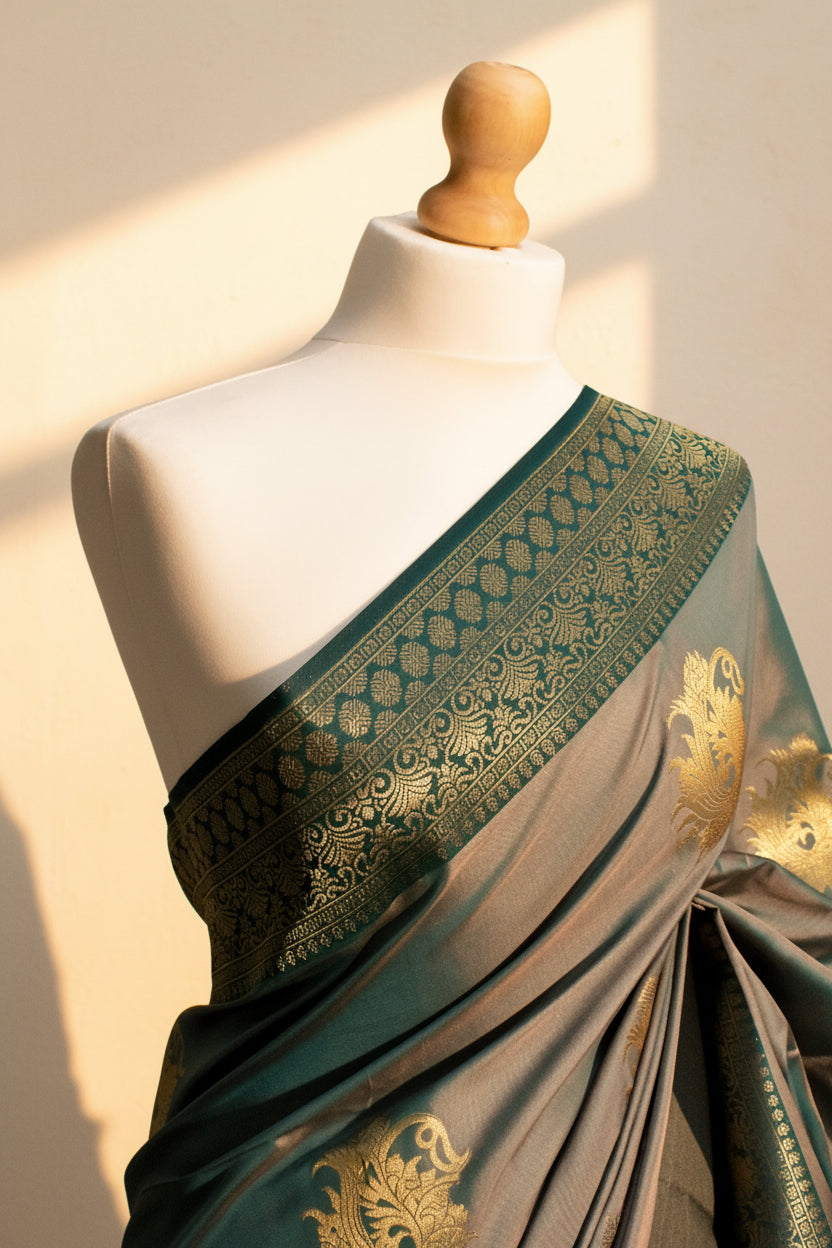 Elegant Blue Saree