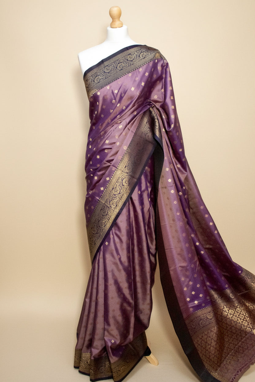 Elegant Purple Saree