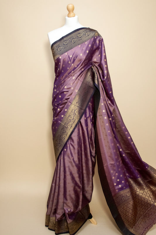 Elegant Purple Saree