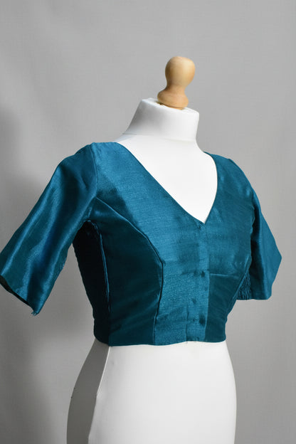 Stretchable V Neck Blouse