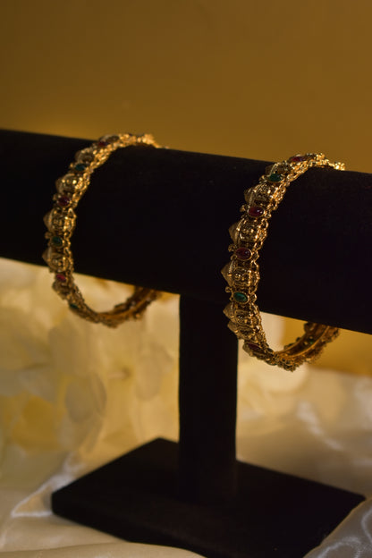 Matte Finish Lakshmi Bangles