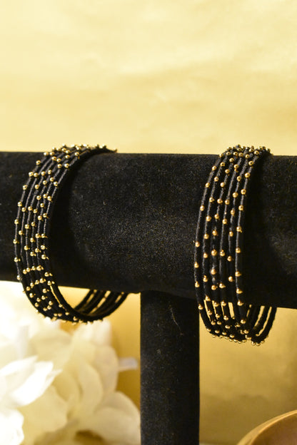 Black String Bangles