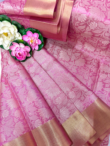 Nita Ambani Inspired Pink Saree