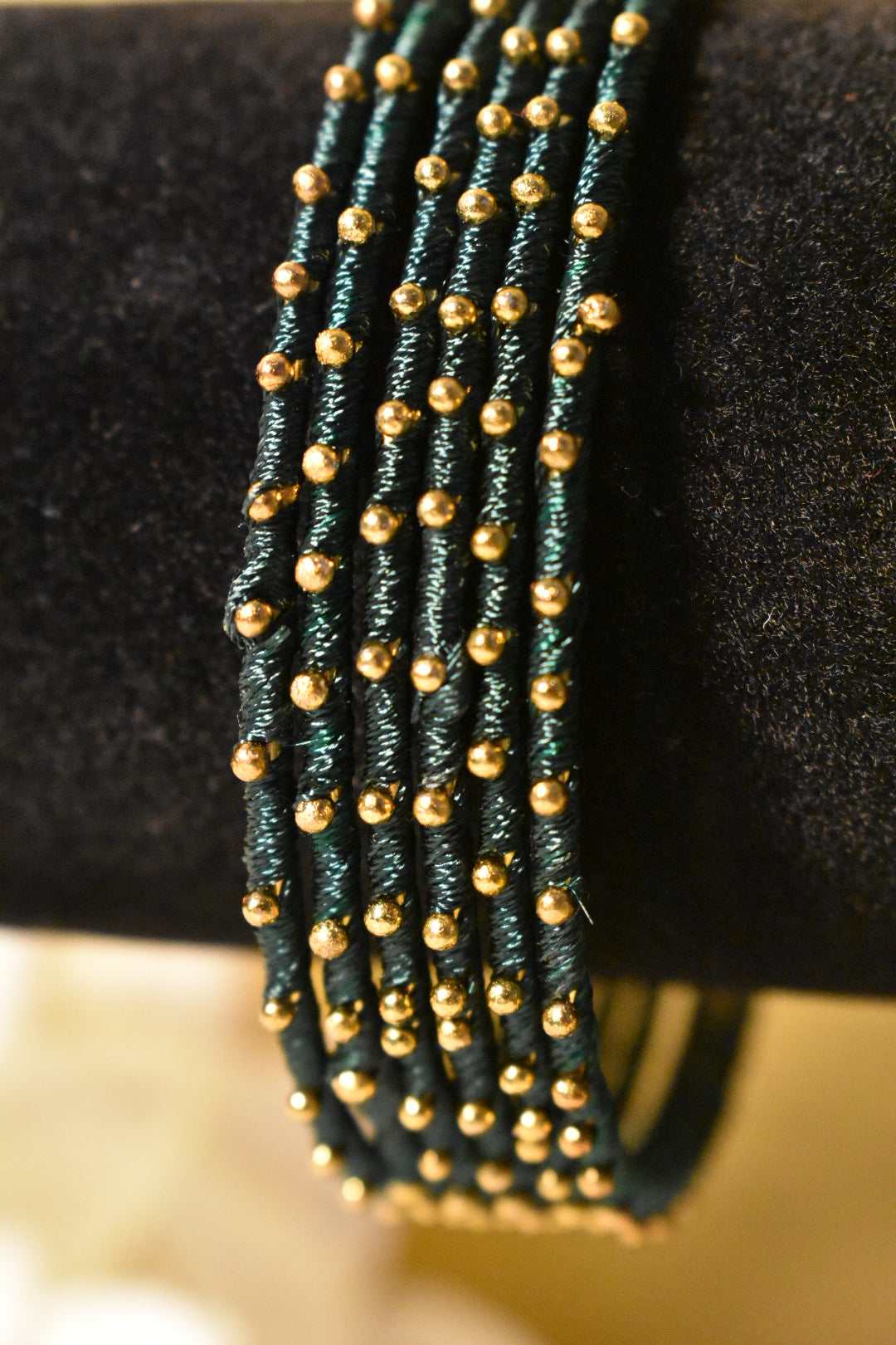 Green String Bangles