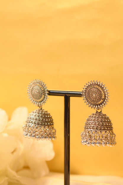 Classic Silver Jhumka