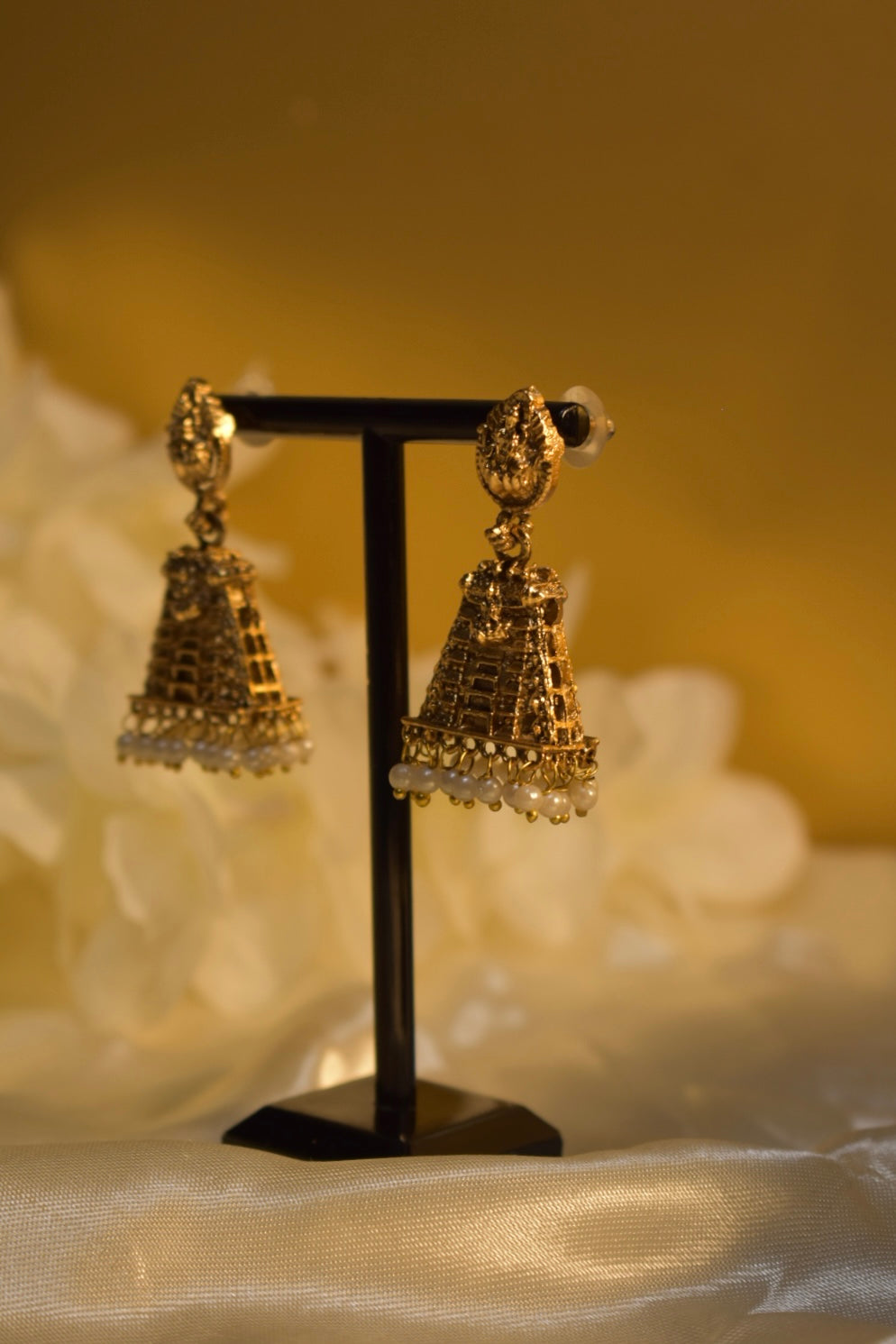 Gopuram Jhumka Earring