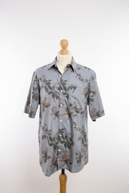 US Petrol Men’s Floral Print Summer Shirt