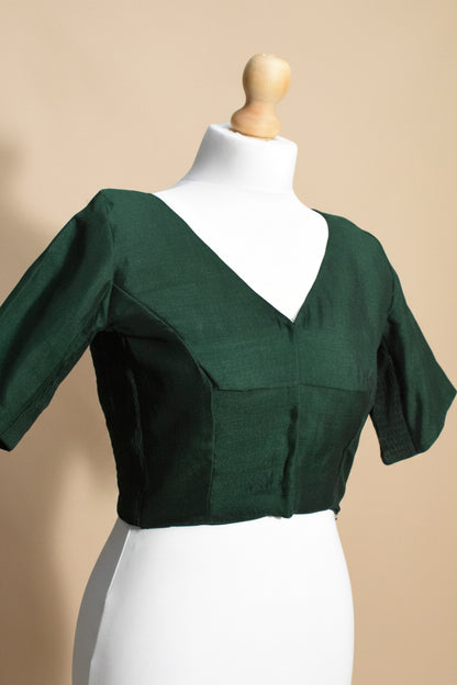Stretchable V Neck Blouse