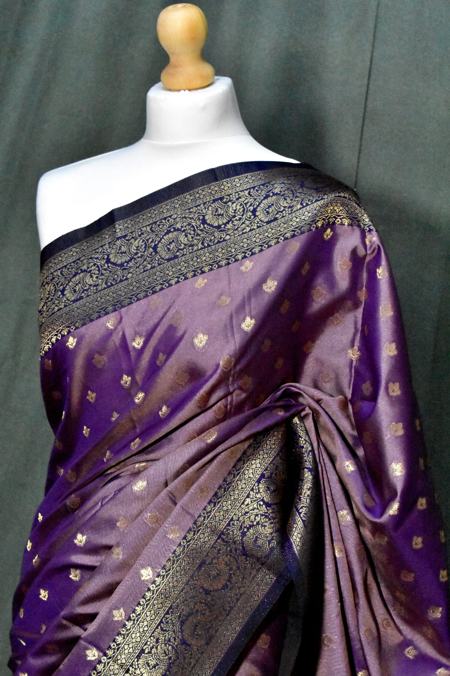 Elegant Purple Saree