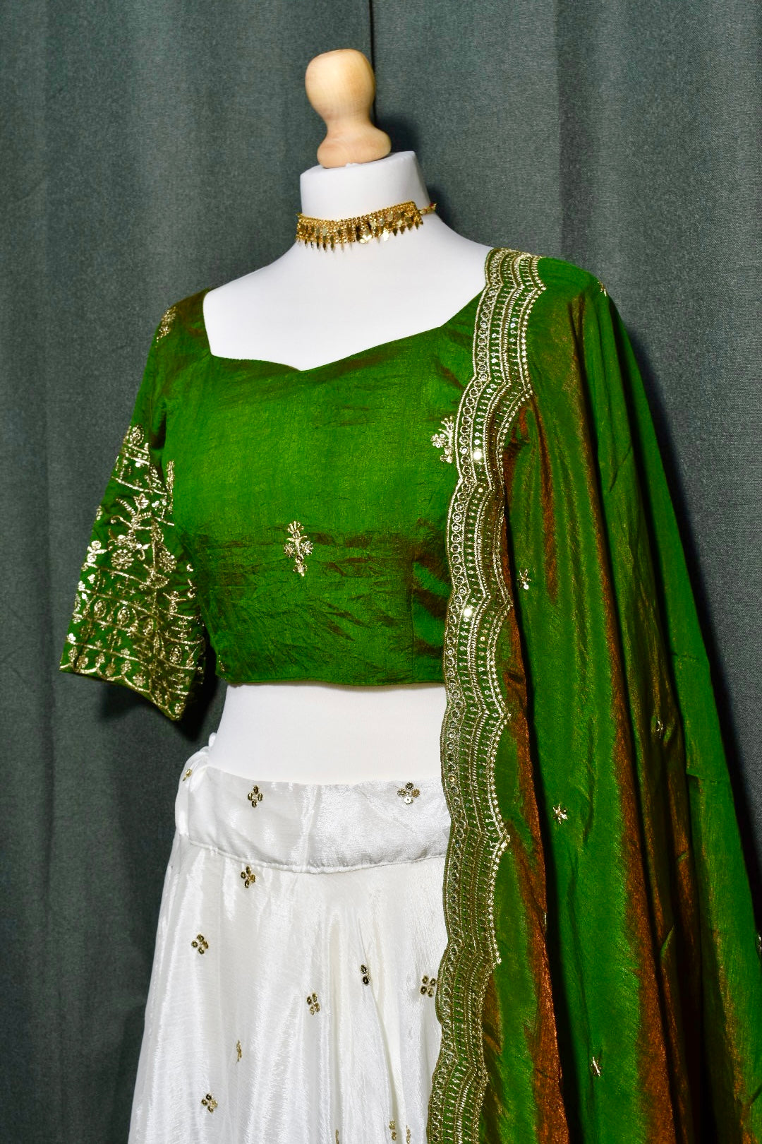 Elegant Green Lehenga Set