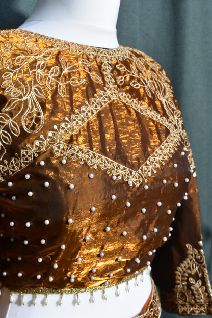 Soft Space Silk Embroidered Lehenga Set with Dupatta