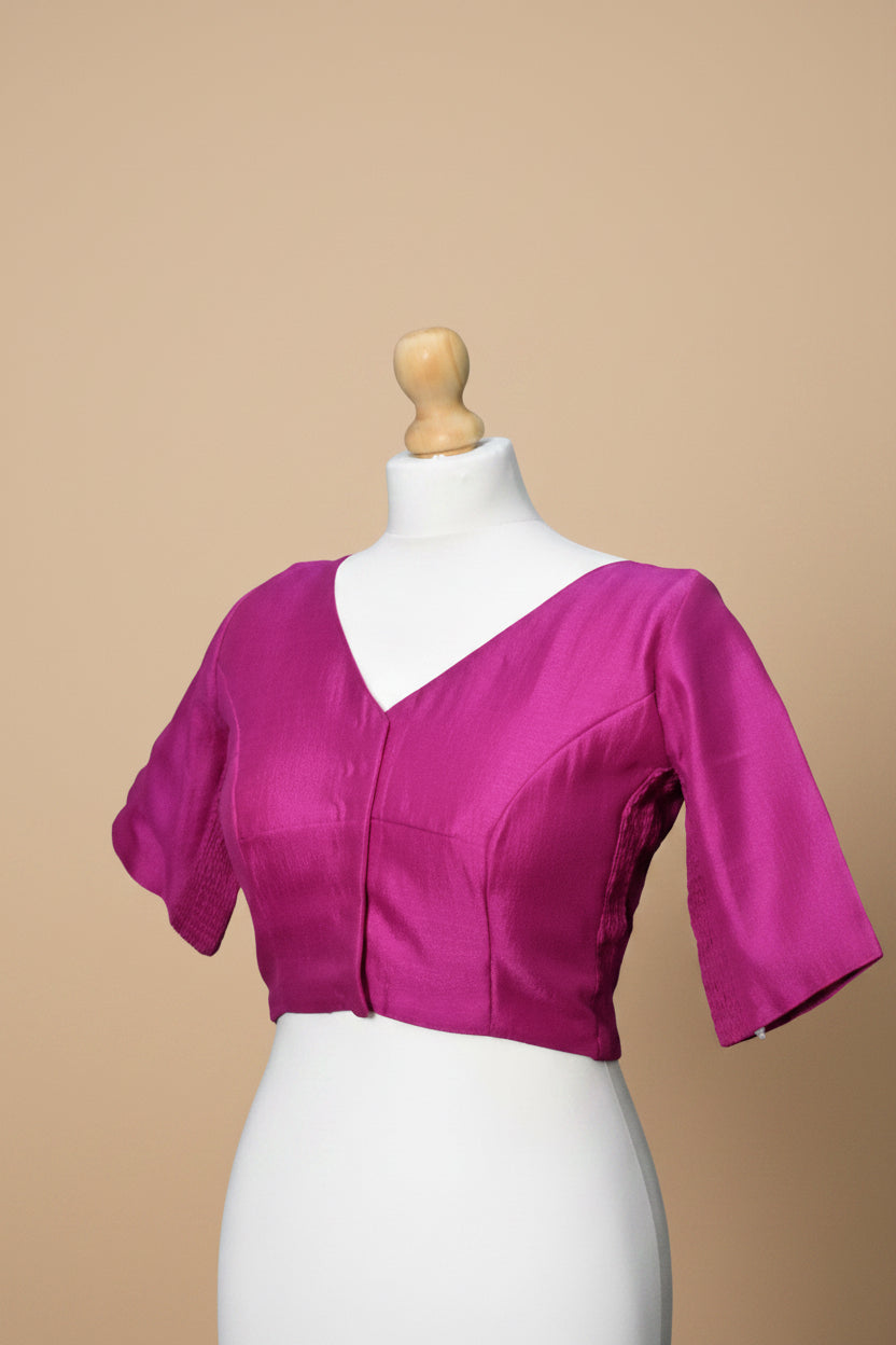 Stretchable V Neck Blouse