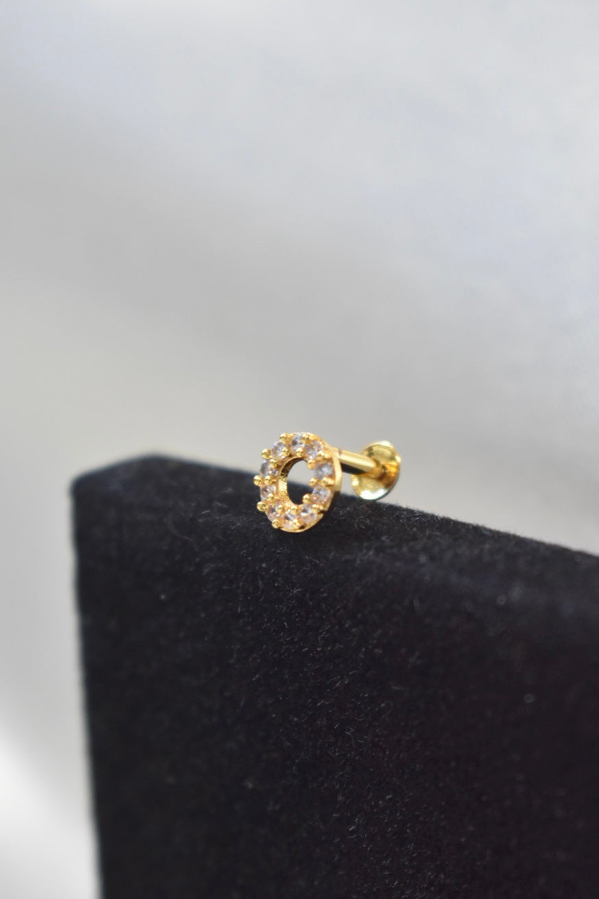 Circle Shaped Nose Pin