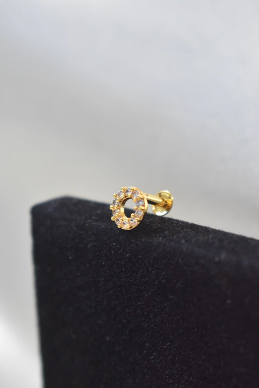 Circle Shaped Nose Pin