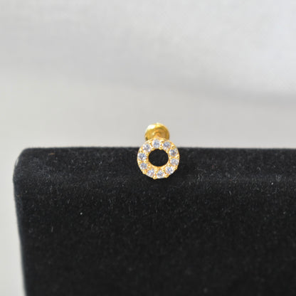 Circle Shaped Nose Pin