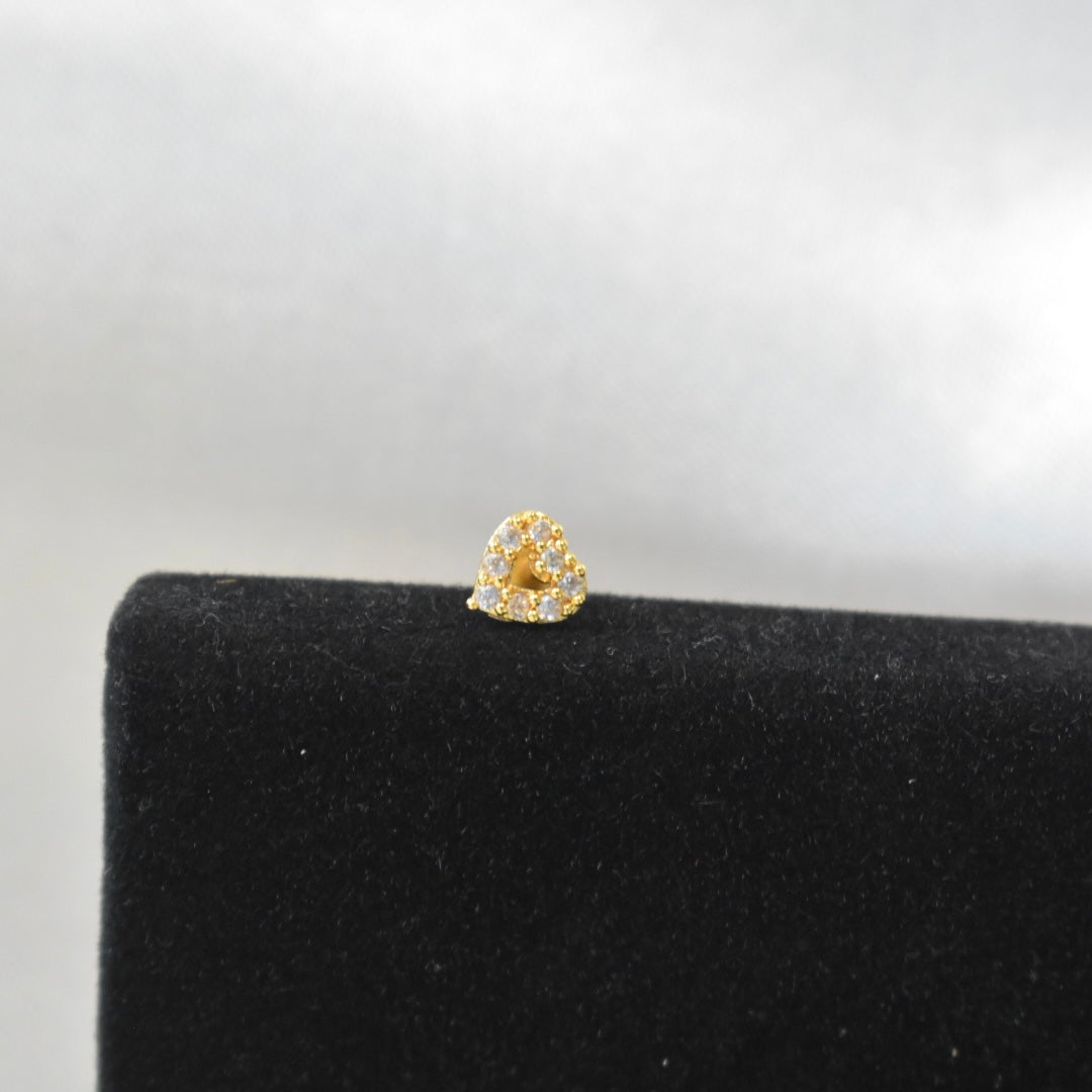 Heart Shaped Nose Pin