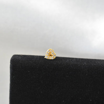 Heart Shaped Nose Pin