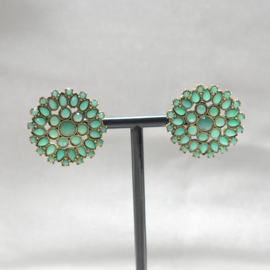 Large Mint jhumka