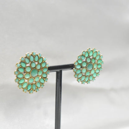 Large Mint jhumka