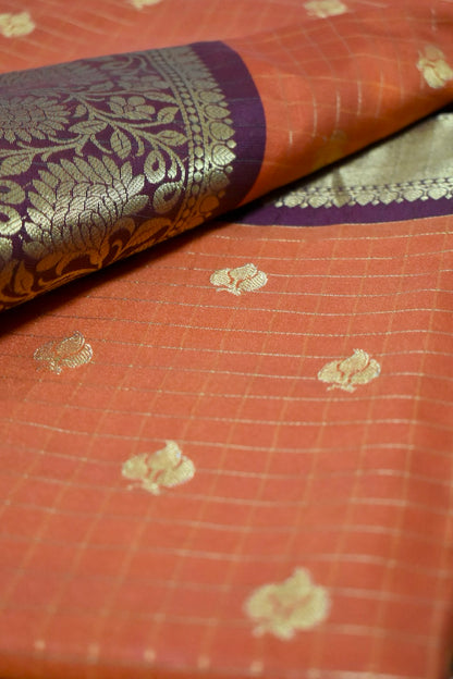 Banarasi Checked Saree