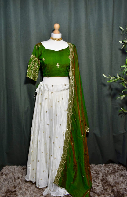 Elegant Green Lehenga Set