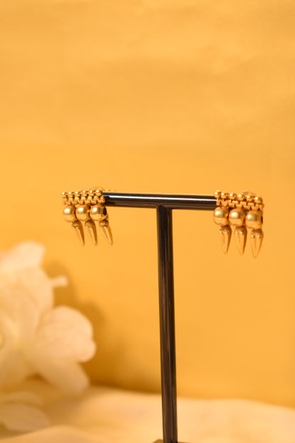 Gold traditional Design Earrings