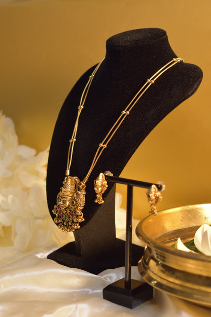 Kathakali Pendant Necklace Set