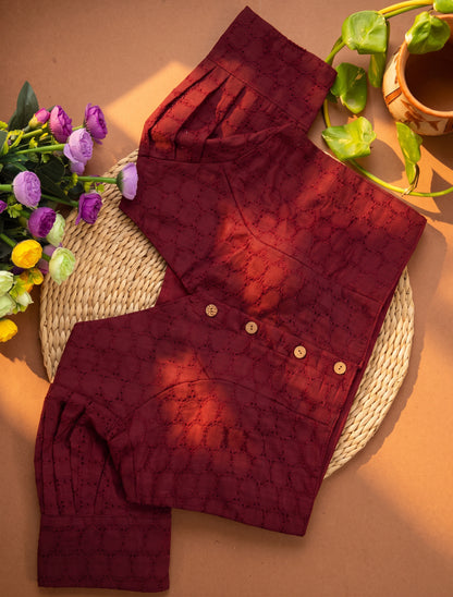 Hakooba Puff Designer Blouse