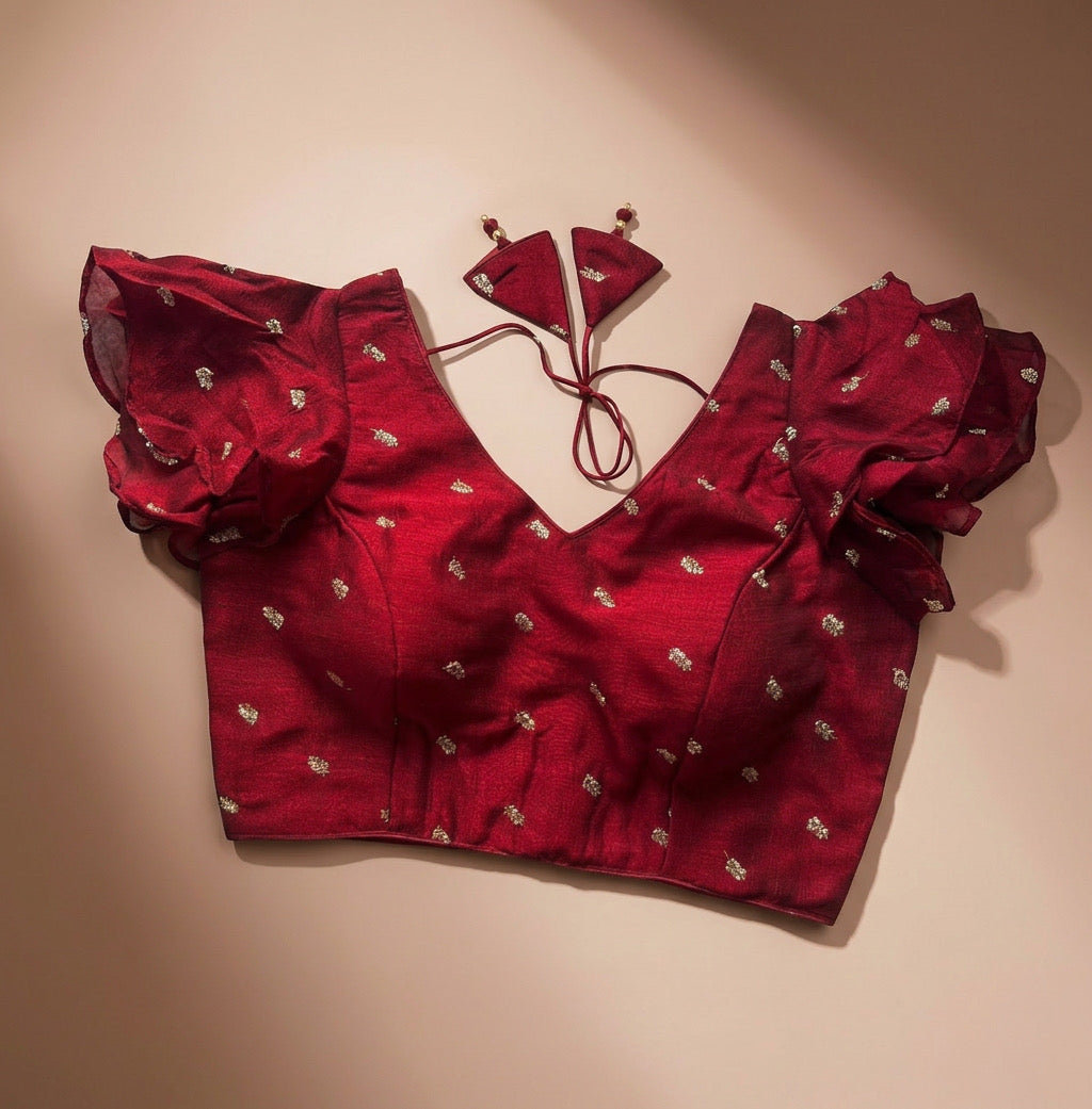 Butterfly Frill Blouse