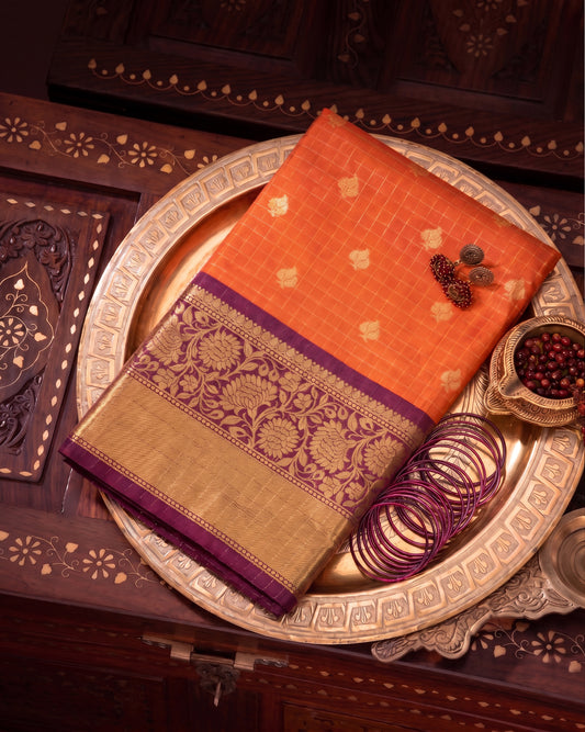 Banarasi Checked Saree