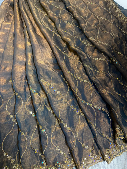 Celebrity Space Silk Saree