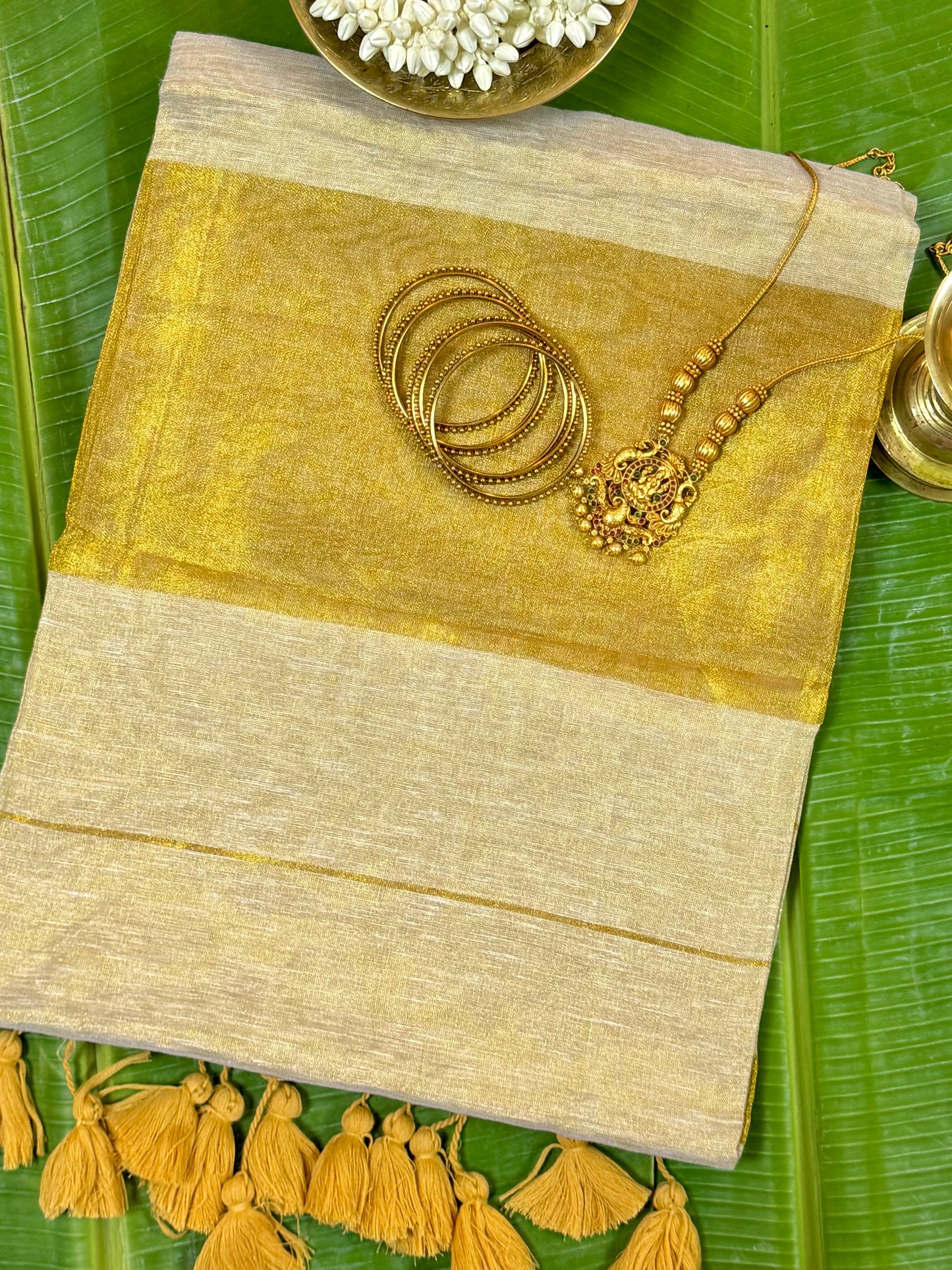Cotton Onam Saree