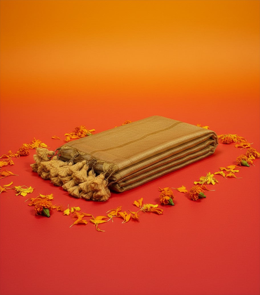 Full Gold Tissue Saree