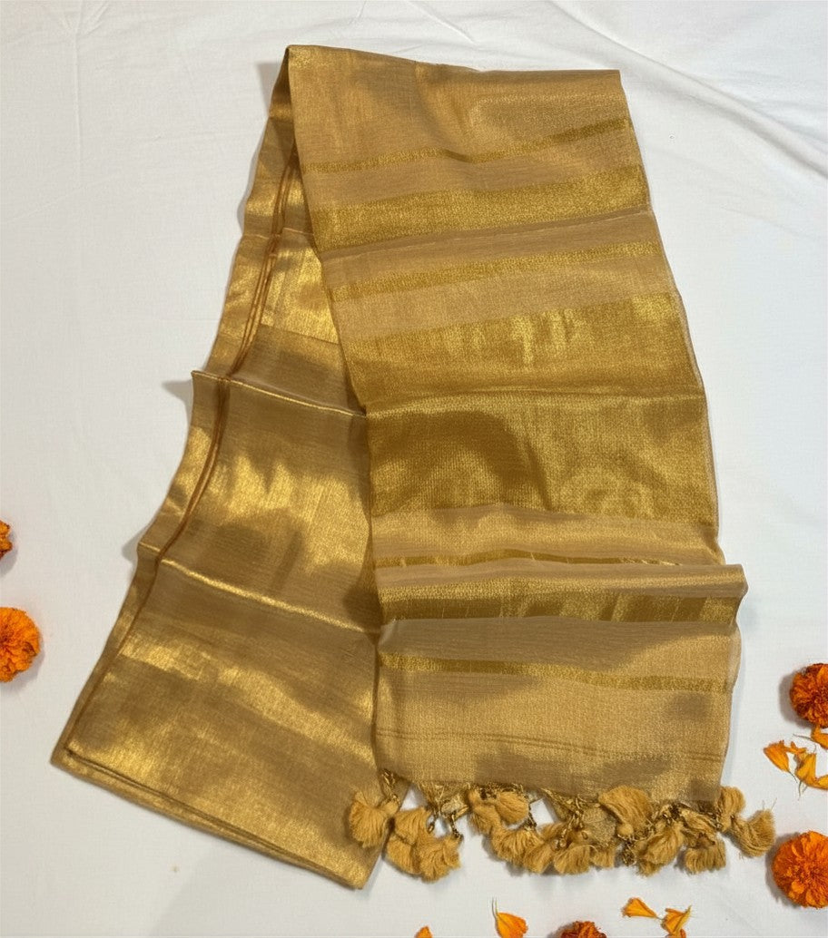 Full Gold Tissue Saree